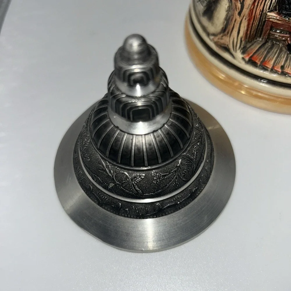 Zöller & Born Oktoberfest Munich Beer Stein LE 1394/5000 Pewter Lid‎ DAMAGED/COA